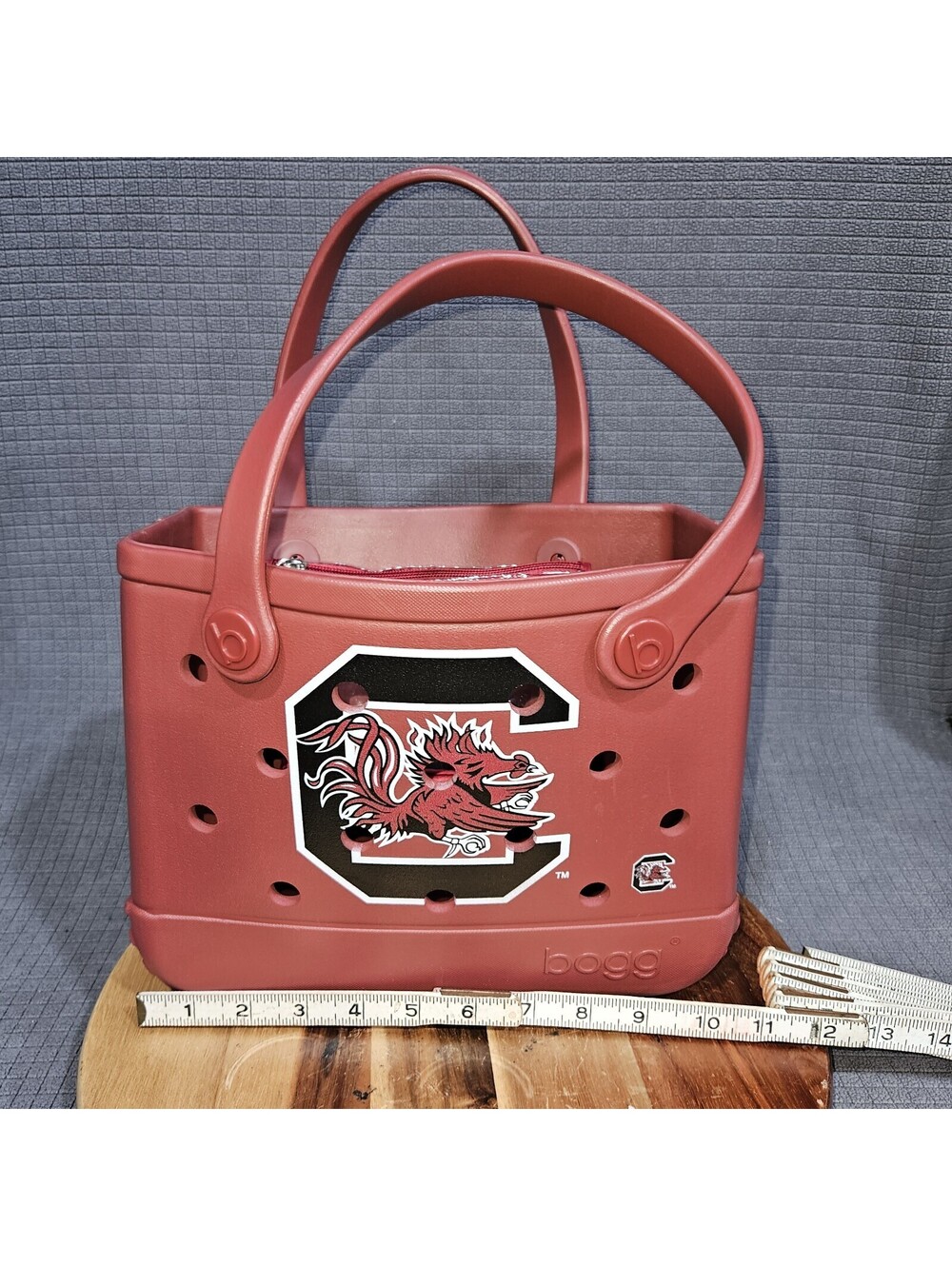 South Carolina Gamecock Burgundy Baby Bogg Bag Tote Excellent NICE